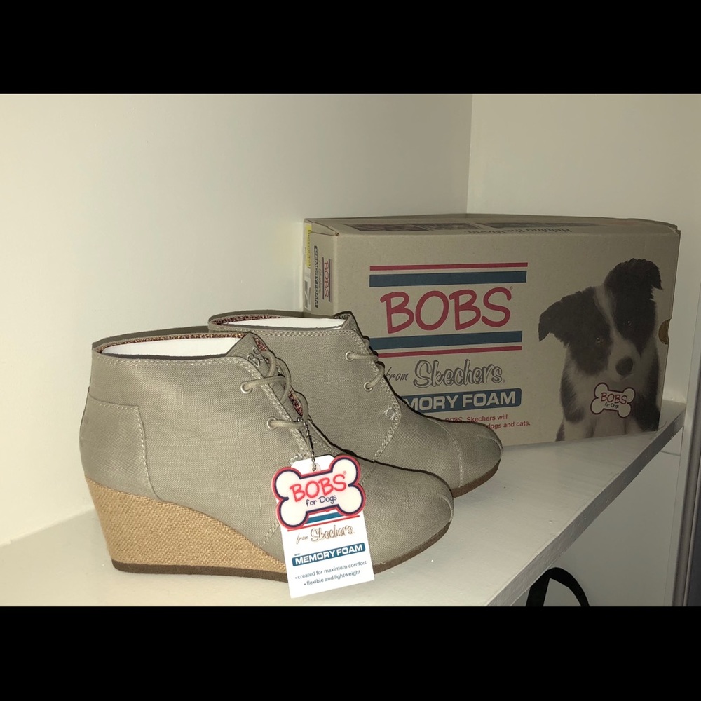 BOBS from Skechers Memory Foam Bootie